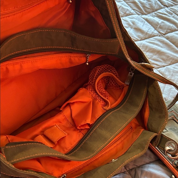 Olive Green Baggallini Bag with Pouch - Picture 3 of 6